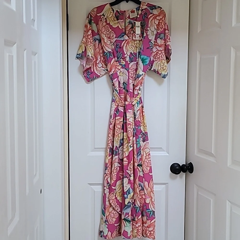 FARM RIO Anthropologie Eulalie Wide-Leg Jumpsuit - Picture 4 of 10